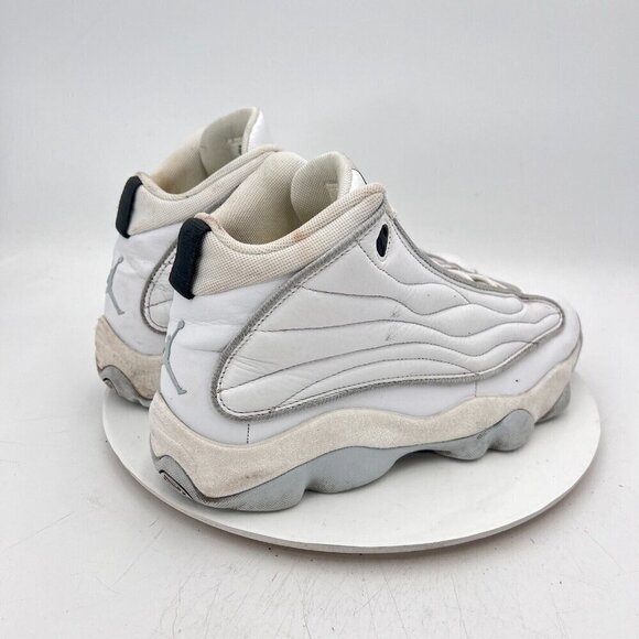 Nike Air Jordan Pro Strong Pure Money Men Size 10.5 DC8418-103 White Silver Shoe - Picture 5 of 13